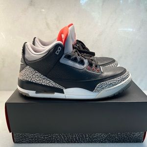 Mens Jordan 3 Black Cement size 13